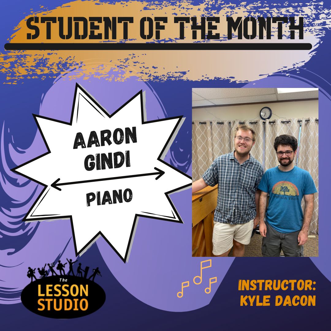 The Lesson Studio Student of the month Theo Chastang