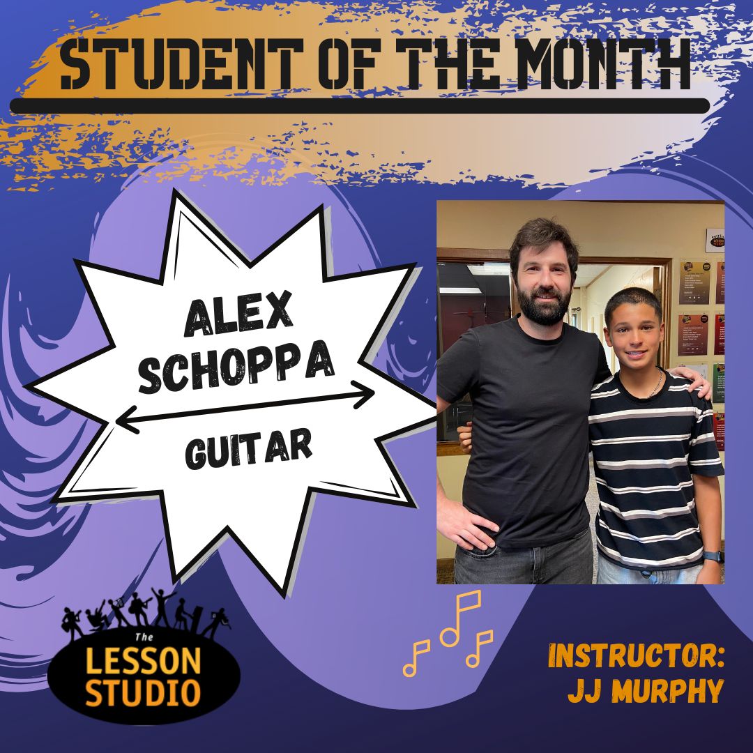 The Lesson Studio Student of the month Sasha Behar