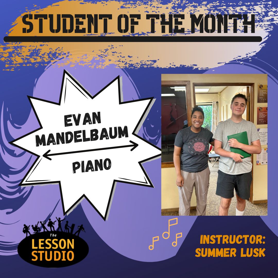 The Lesson Studio Student of the month