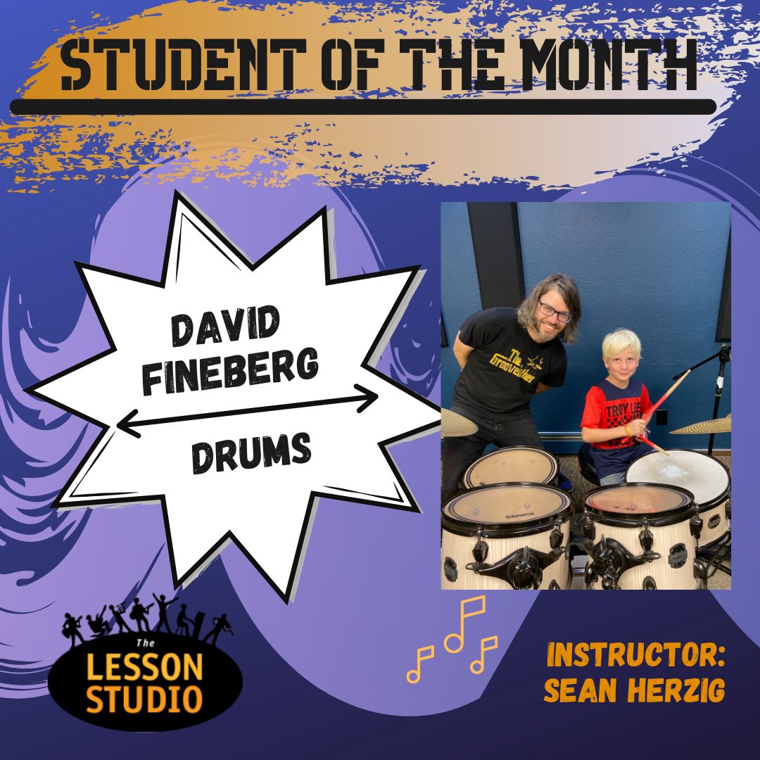 The Lesson Studio, Student of the month, David Fineburg
