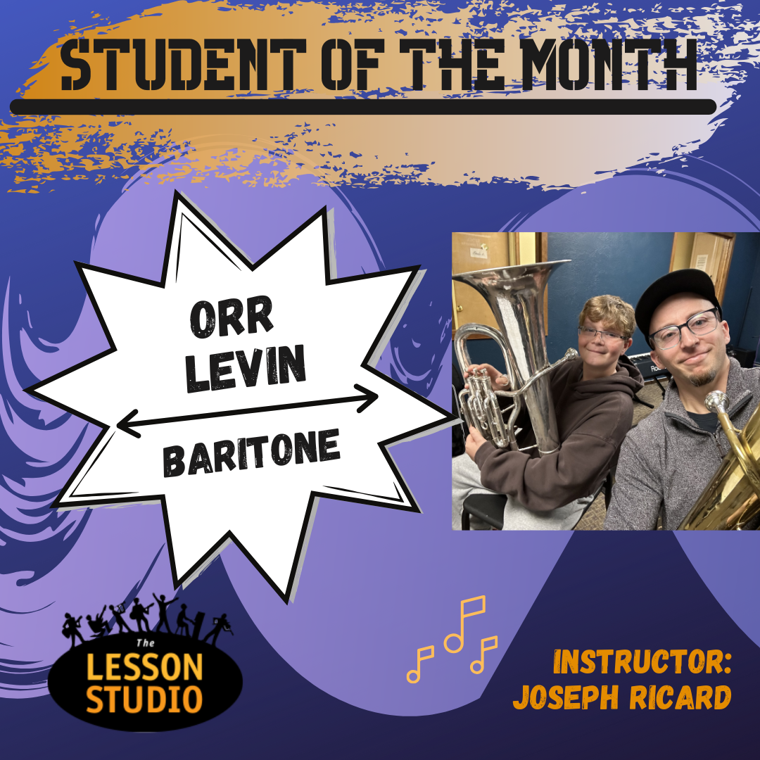 The Lesson Studio, Student of the month, Eden Jones.