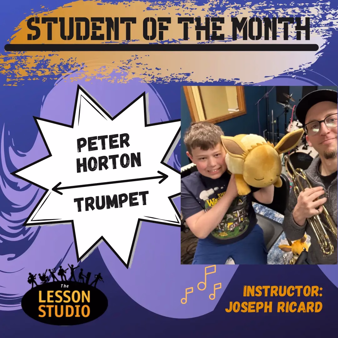 Student of the month Peter Horton