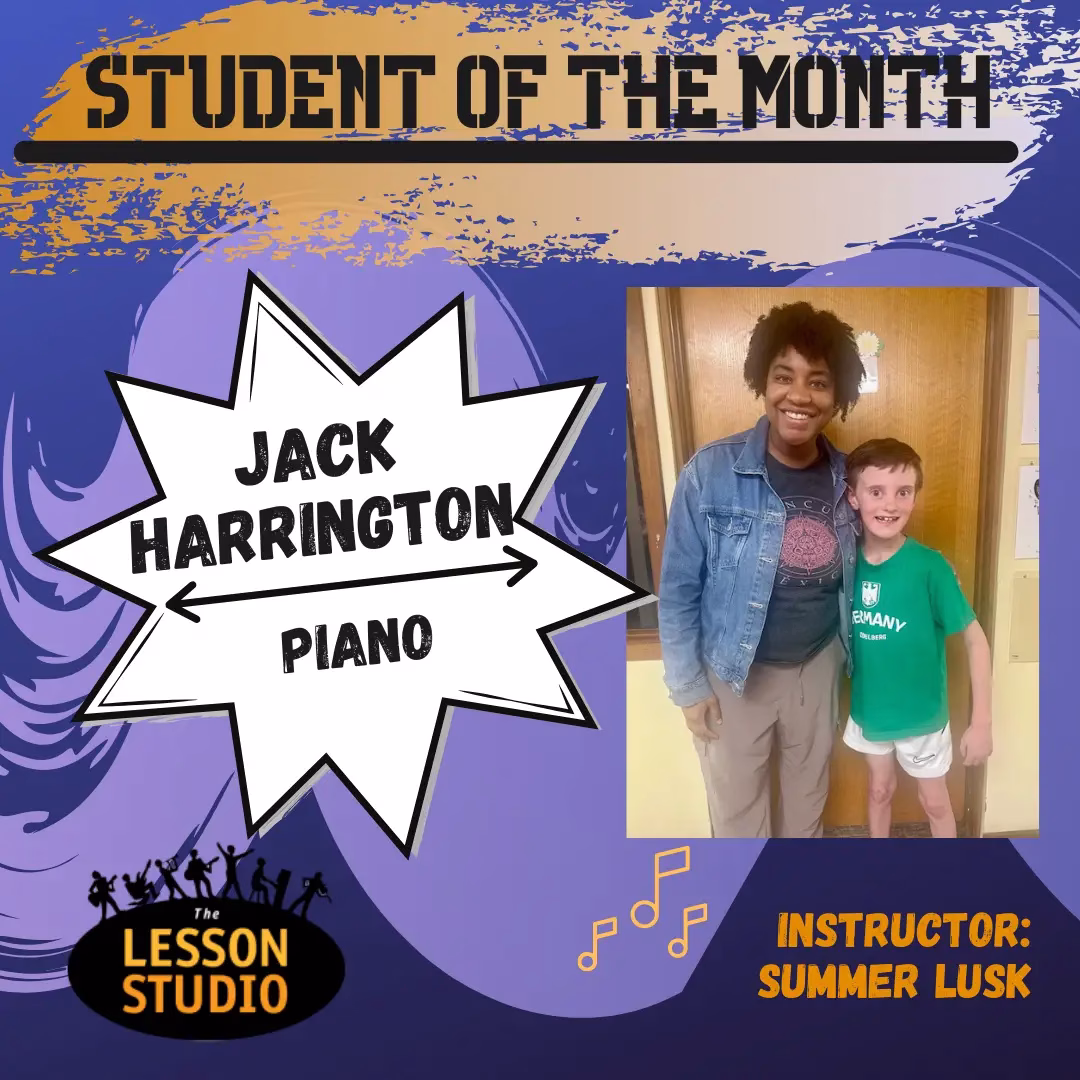 Student of the month Peter Horton