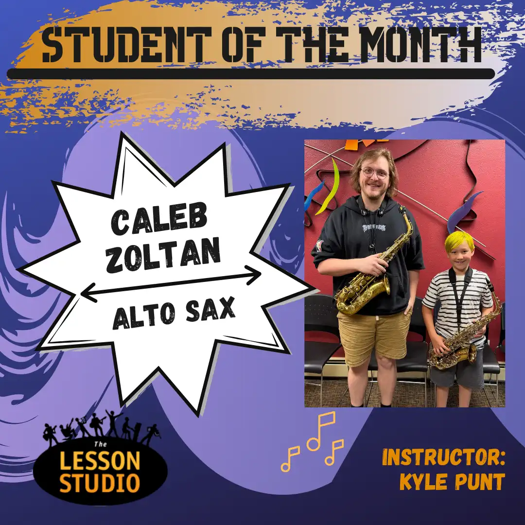 caleb Student of the Month Guy Turner