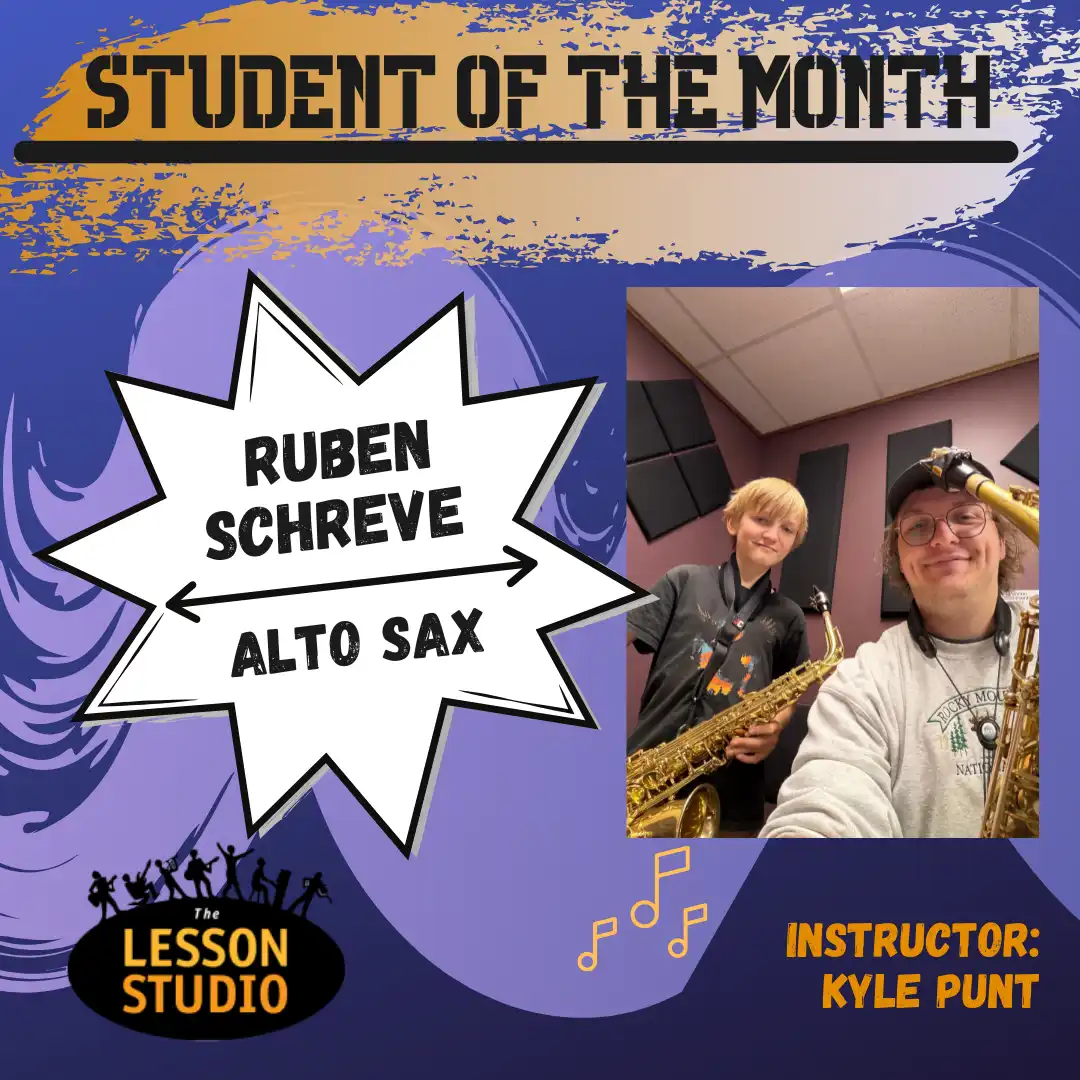 Student of the month Peter Horton